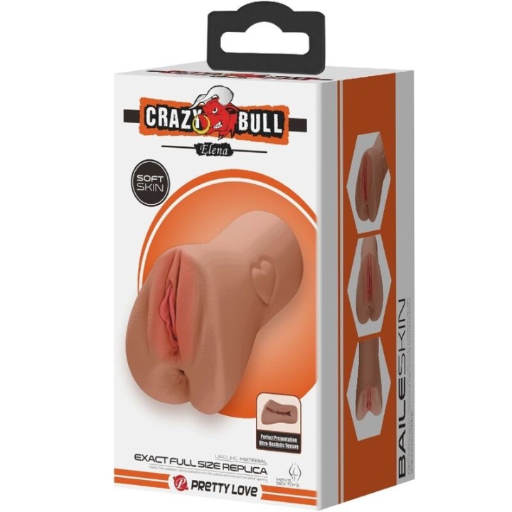 Scharlachrotes Vagina- und Anus-Design mit Herzfleisch von Crazy Bull | Fesselliebe.de