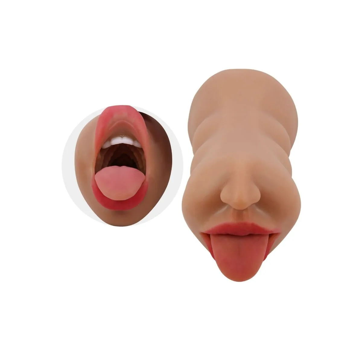 Sarah Doppelmasturbator Mund & Vagina Fleisch von Crazy Bull | Fesselliebe.de