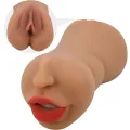 Zoey Doppelmasturbator Mund & Vagina Fleisch von Crazy Bull