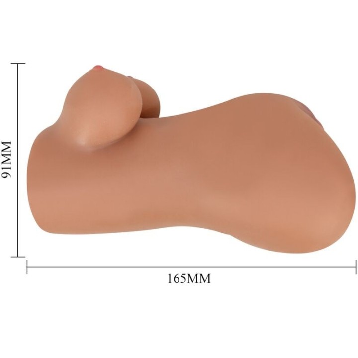Hannah Doppelmasturbator Vagina & Anus Realistischer Mulatte von Crazy Bull | Fesselliebe.de