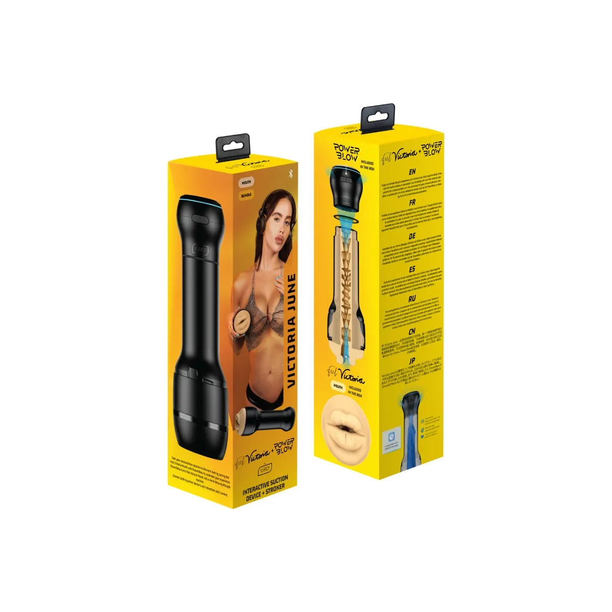 Powerblow & Feel Victoria June Boca Combo Set von Kiiroo | Fesselliebe.de