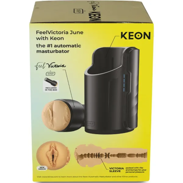 Keon Wifi Combo Victoria June Automatischer Masturbator + Feel Stroker von Kiiroo | Fesselliebe.de