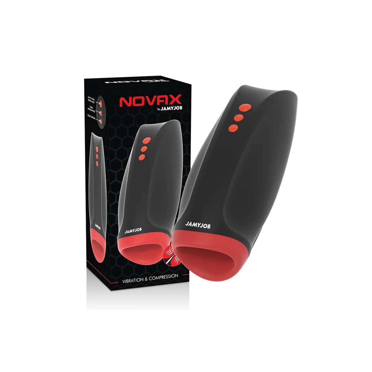 Novax Masturbator mit Vibration und Kompression von Jamyjob | Fesselliebe.de
