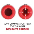 Rocket Masturbator Soft Compression Tech und Vibration von Jamyjob
