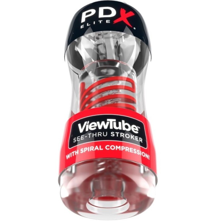 Stroker Viewtube 2 Spiralkompression Transparent von Pdx Elite | Fesselliebe.de