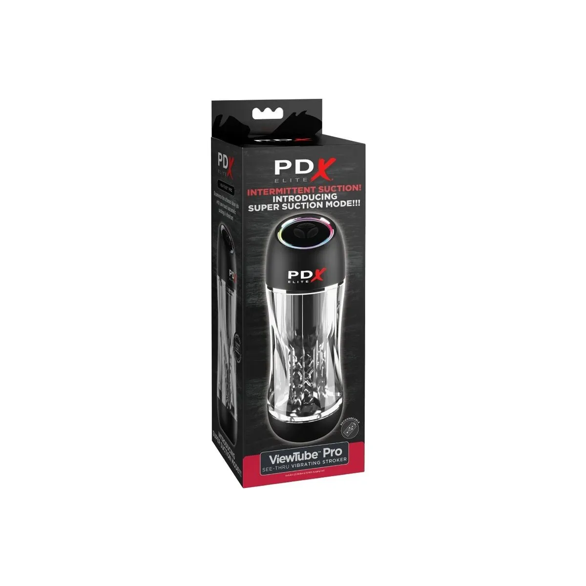 Stroker Viewtube Pro Vibrator Transparent von Pdx Elite | Fesselliebe.de