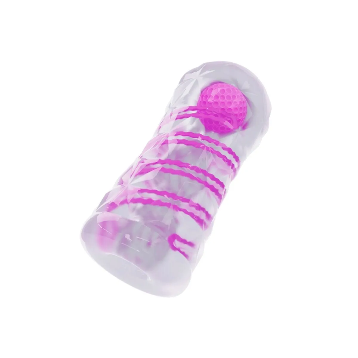 Fantasy männlicher Masturbator mit Innenspirale und Transparenten Bällen von Pretty Love Male | Fesselliebe.de