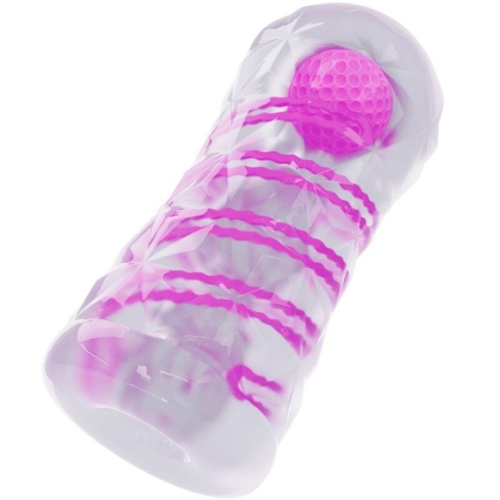 Fantasy männlicher Masturbator mit Innenspirale und Transparenten Bällen von Pretty Love Male | Fesselliebe.de