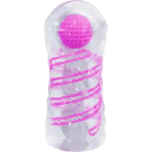 Fantasy männlicher Masturbator mit Innenspirale und Transparenten Bällen von Pretty Love Male