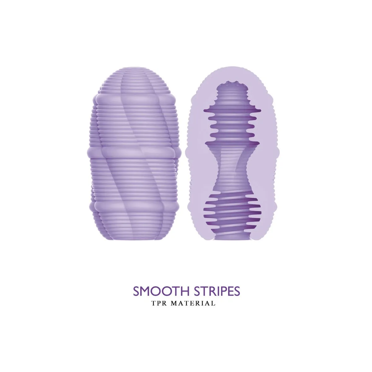 Glattes Streifen-Cupid-Masturbator-Ei von Pretty Love Male | Fesselliebe.de