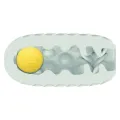 Boundless Reversible Squishy Ball Stroke Grau von Calexotics