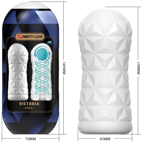 Victoria Cecil Masturbator Weiss von Pretty Love Male | Fesselliebe.de