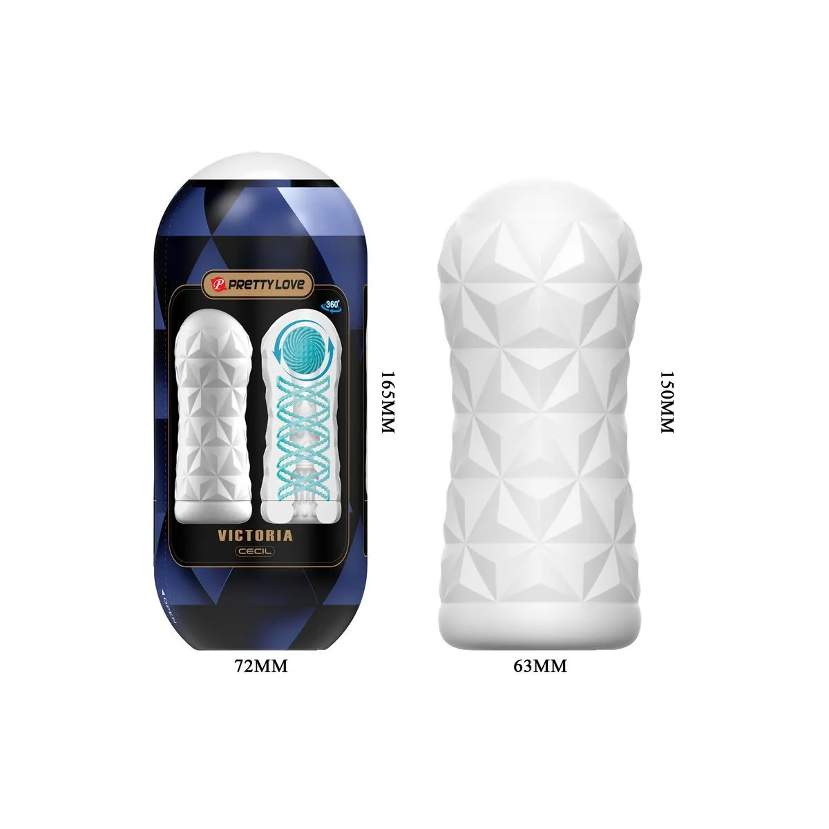 Victoria Masturbator 15 Stück von Pretty Love Male | Fesselliebe.de