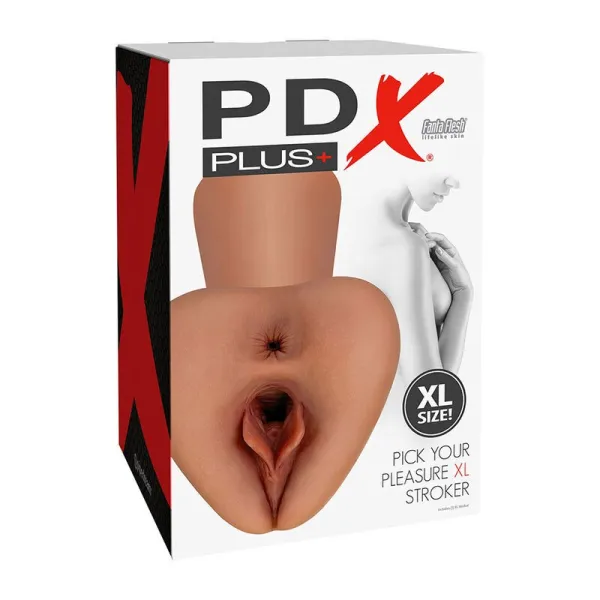 Pick Your Pleasure XL Realistischer Stroker Braun von Pdx Plus+ | Fesselliebe.de