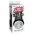 Slide & Glide Selbstschmierender Masturbator Klar von Pdx Extreme