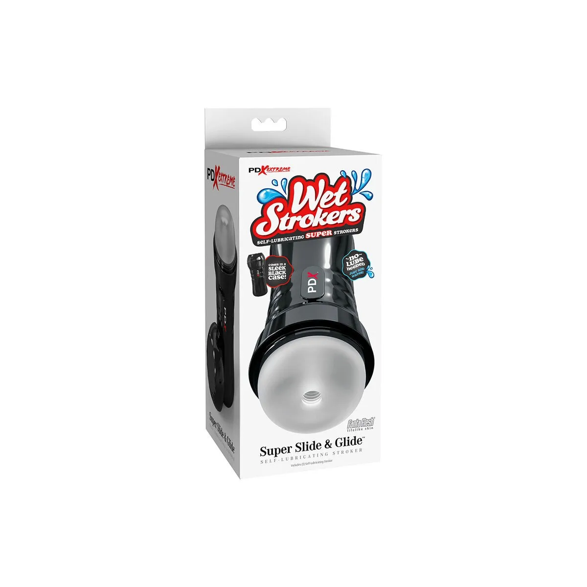 Slide & Glide Selbstschmierender Masturbator Klar von Pdx Extreme | Fesselliebe.de