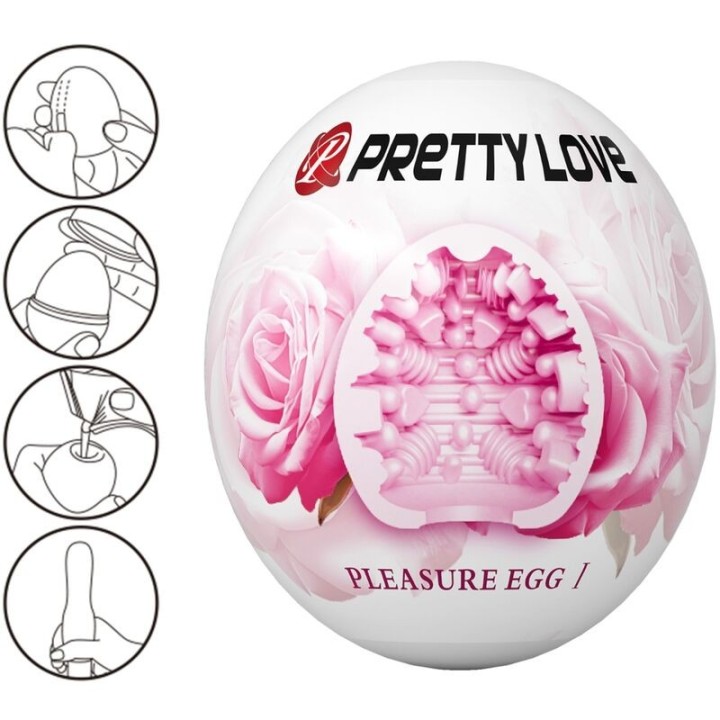 Männlicher Masturbator Ei Rosa von Pretty Love Flirtation | Fesselliebe.de
