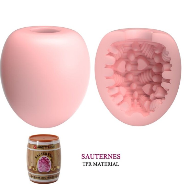 Männlicher Masturbator Ei Rosa Modell 2 von Pretty Love Flirtation | Fesselliebe.de