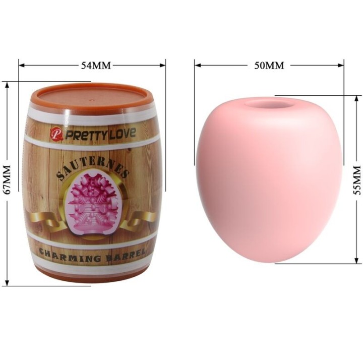 Männlicher Masturbator Ei Rosa Modell 2 von Pretty Love Flirtation | Fesselliebe.de