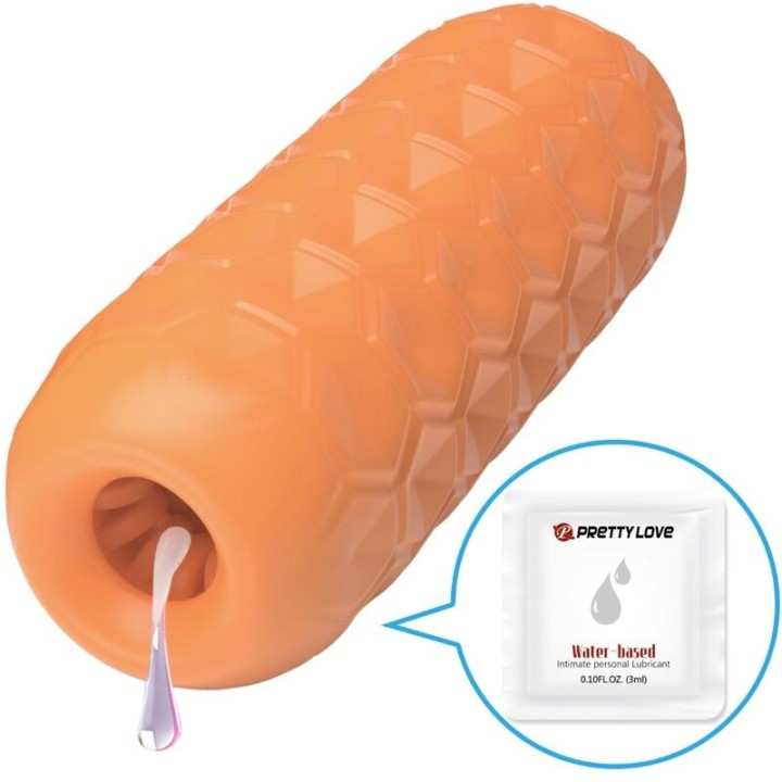 Twin Balls männlicher Masturbator Orange von Pretty Love Flirtation | Fesselliebe.de