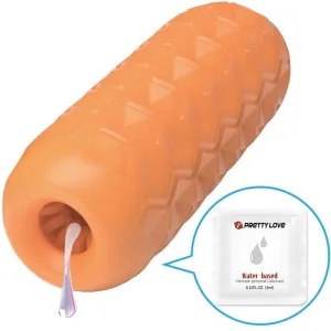 Twin Balls männlicher Masturbator Orange von Pretty Love Flirtation