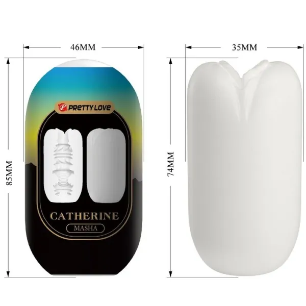 Masha männlicher Masturbator Weiss von Pretty Love Flirtation | Fesselliebe.de