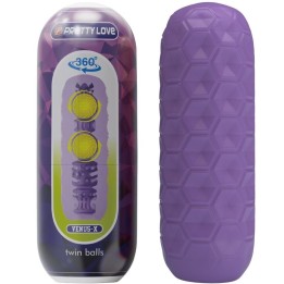 Twin Balls männlicher Masturbator Lila von Pretty Love | Fesselliebe.de