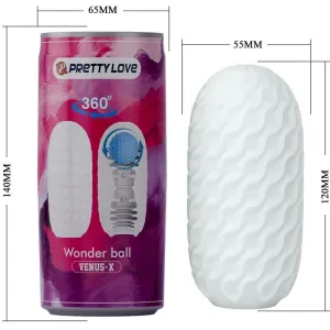 Venus X männlicher Masturbator Modell 3 Weiss von Pretty Love