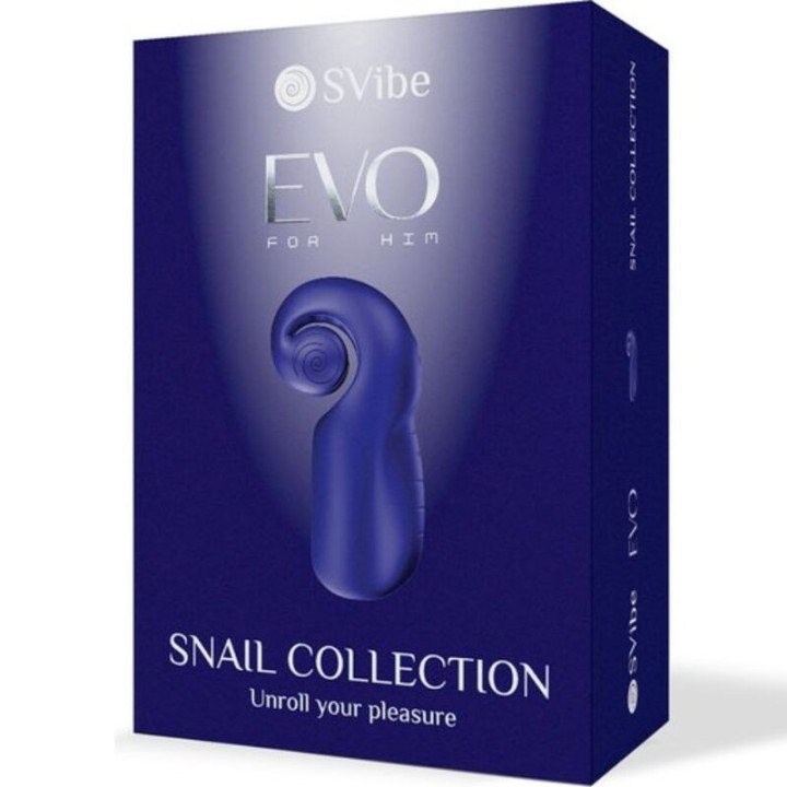Evo für Ihn männlicher Masturbator Slide Nroll Dunkelblau von Snail Vibe | Fesselliebe.de