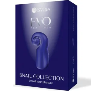 Evo für Ihn männlicher Masturbator Slide Nroll Dunkelblau von Snail Vibe