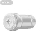 Feel Pocket Stroker Kristall von Kiiroo Transparent von Kiiroo