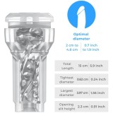 Feel Pocket Stroker Kristall von Kiiroo Transparent von Kiiroo | Fesselliebe.de