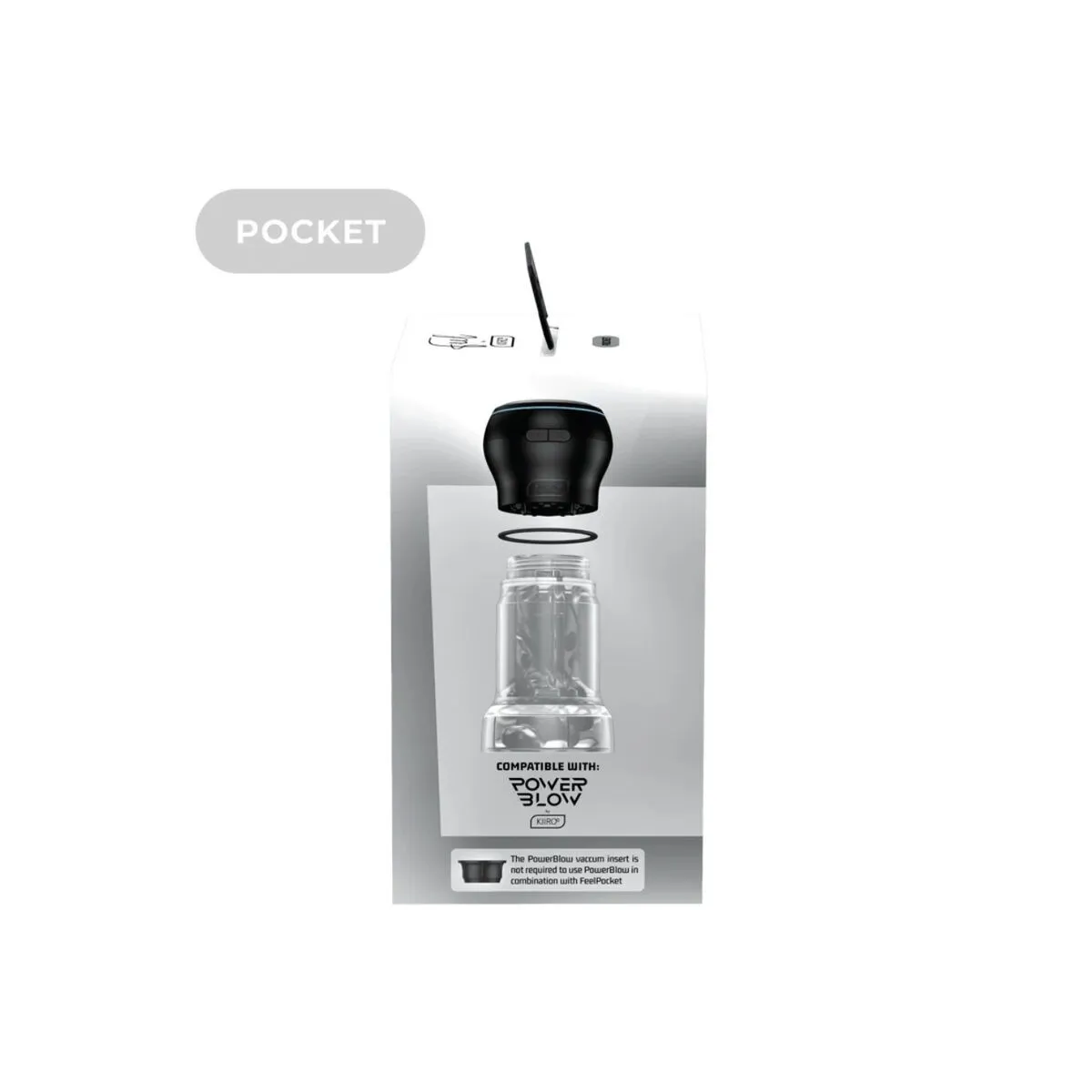 Fühlen Sie Pocket Stroker + Power Blow Combo von Kiiroo | Fesselliebe.de