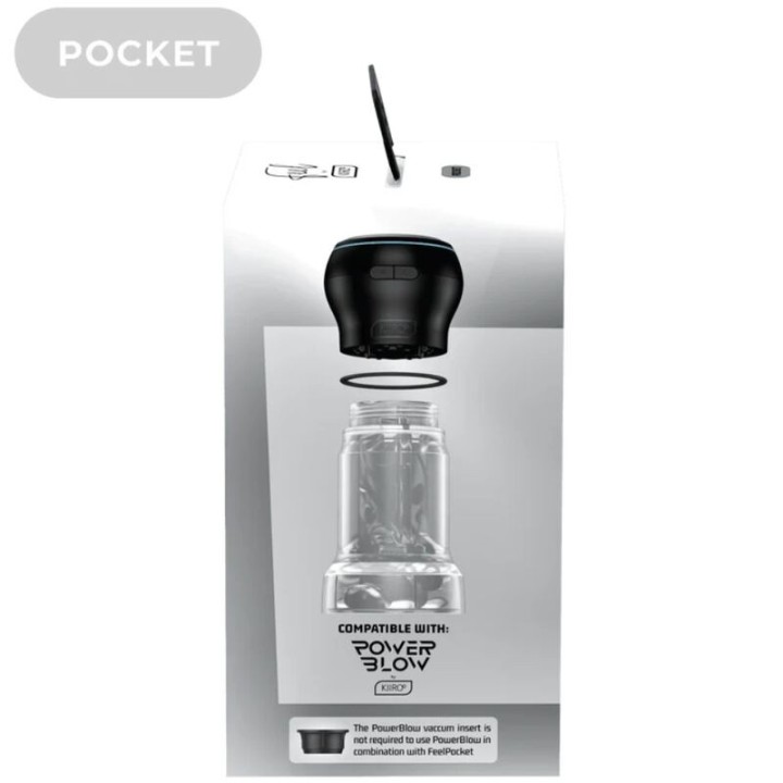 Fühlen Sie Pocket Stroker + Power Blow Combo von Kiiroo | Fesselliebe.de