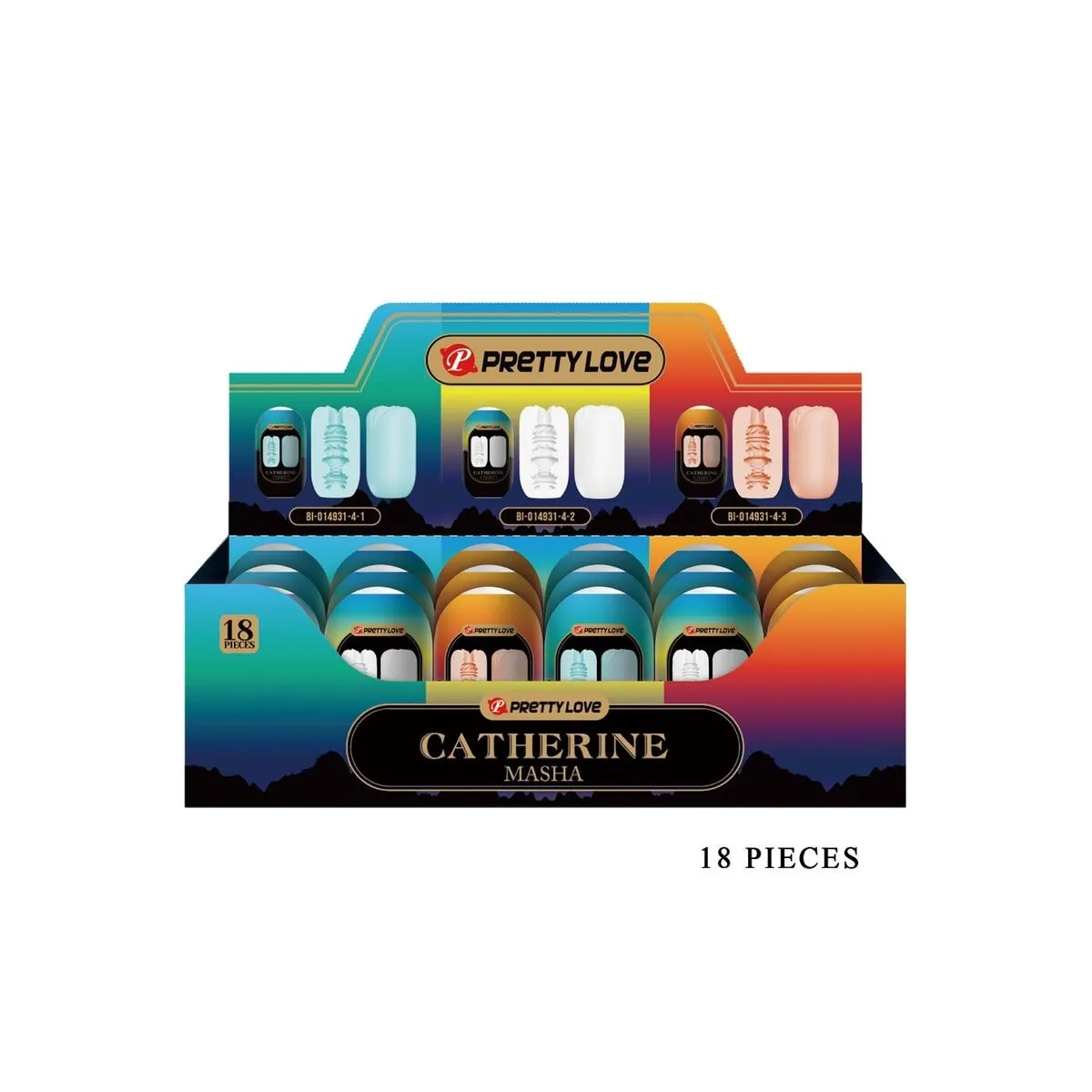 Masha Stück 18 Verschiedene männliche Mastrubatoren von Pretty Love | Fesselliebe.de