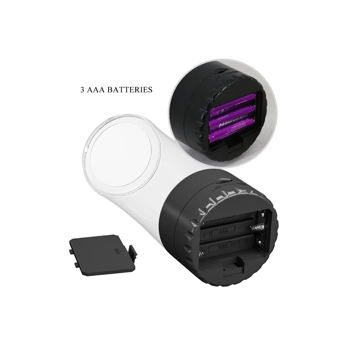 Tamara männlicher Masturbator mit Mehreren Geschwindigkeiten, Schwarz von Pretty Love | Fesselliebe.de