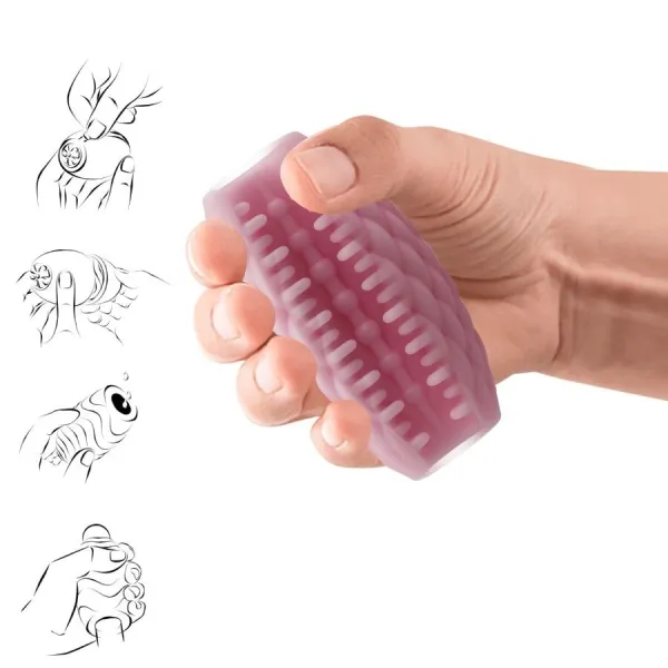 Athena Eros männlicher Masturbator aus Silikon Rosa von Pretty Love | Fesselliebe.de