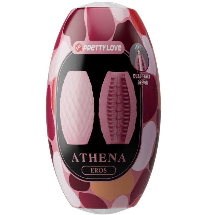 Athena Eros männlicher Masturbator aus Silikon Rosa von Pretty Love | Fesselliebe.de