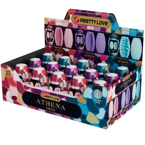 Athena Eros Stück 15 Verschiedene männliche Masturbatoren von Pretty Love | Fesselliebe.de
