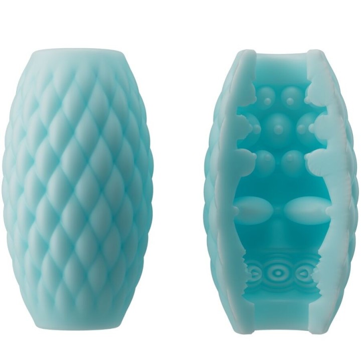 Athena Eros männlicher Masturbator aus Silikon, Himmelblau von Pretty Love | Fesselliebe.de