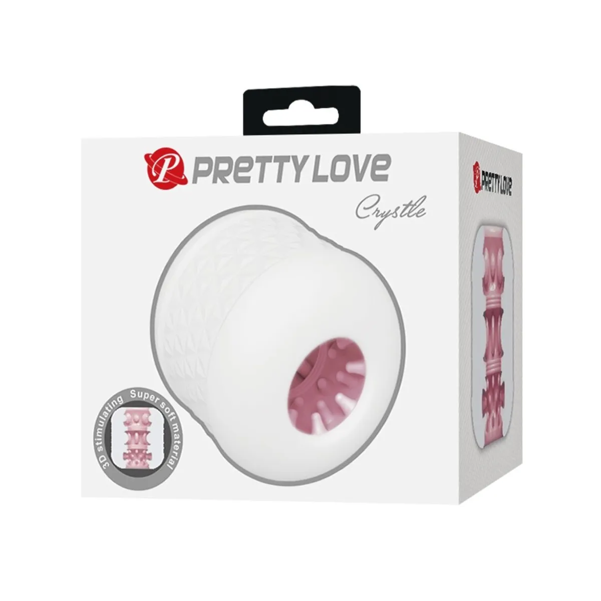 Crystle männlicher Masturbator Weiss von Pretty Love Male | Fesselliebe.de