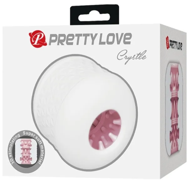 Crystle männlicher Masturbator Weiss von Pretty Love Male | Fesselliebe.de