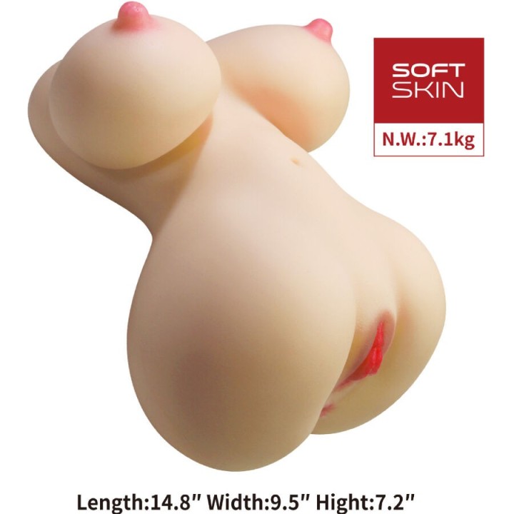 Fiona Realistischer weiblicher Torso Vagina und Anal 7,1 Kg von Crazy Bull | Fesselliebe.de