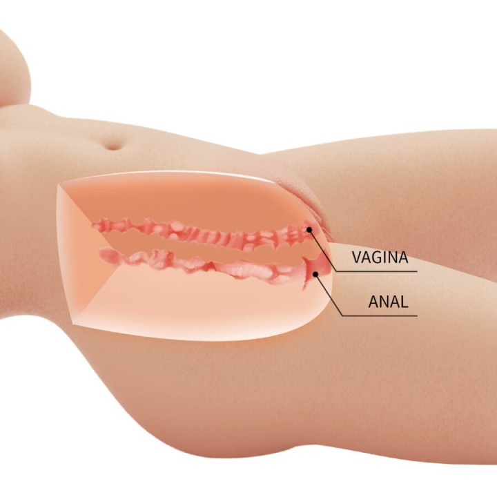 Tiffany Realistischer weiblicher Torso Vagina und Anal 5,5 Kg von Crazy Bull | Fesselliebe.de