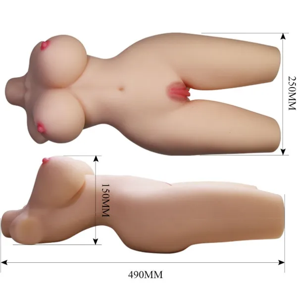 Tiffany Realistischer weiblicher Torso Vagina und Anal 5,5 Kg von Crazy Bull | Fesselliebe.de