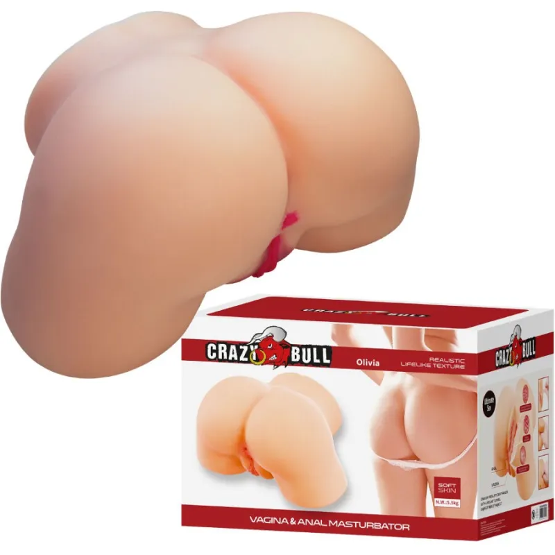 Olivia Realistischer weiblicher Po, Vagina und Anal, 5,5 Kg von Crazy Bull | Fesselliebe.de