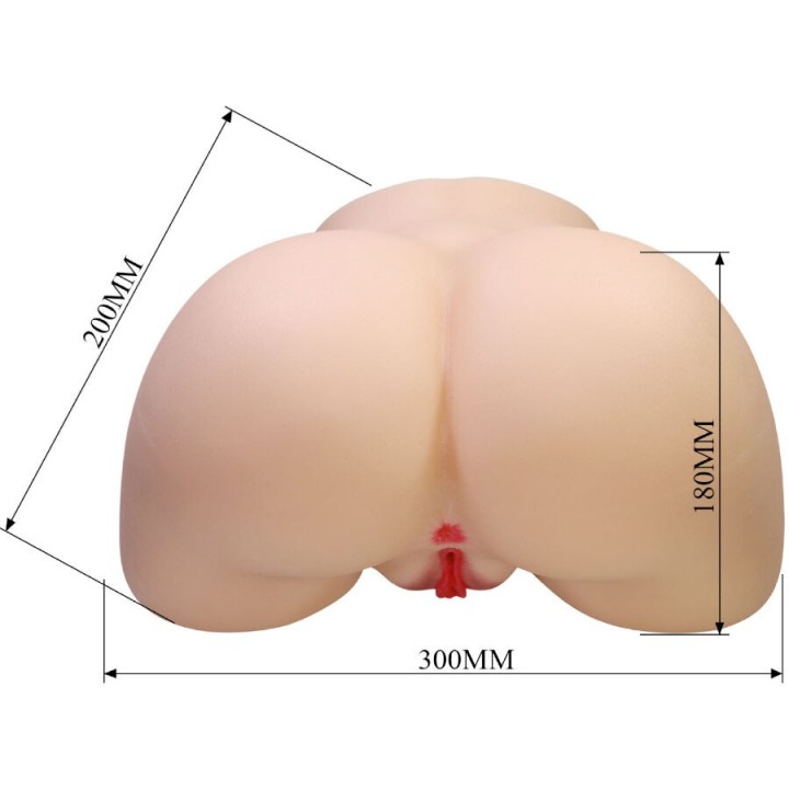 Olivia Realistischer weiblicher Po, Vagina und Anal, 5,5 Kg von Crazy Bull | Fesselliebe.de