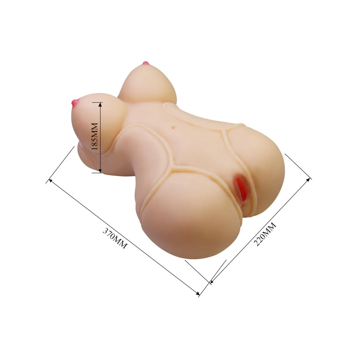 Diana Realistischer weiblicher Torso Vagina und Anal 5 Kg von Crazy Bull | Fesselliebe.de