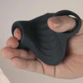 Palm Schwarzer Flexibler Vibrator-Masturbator von Rocks-Off