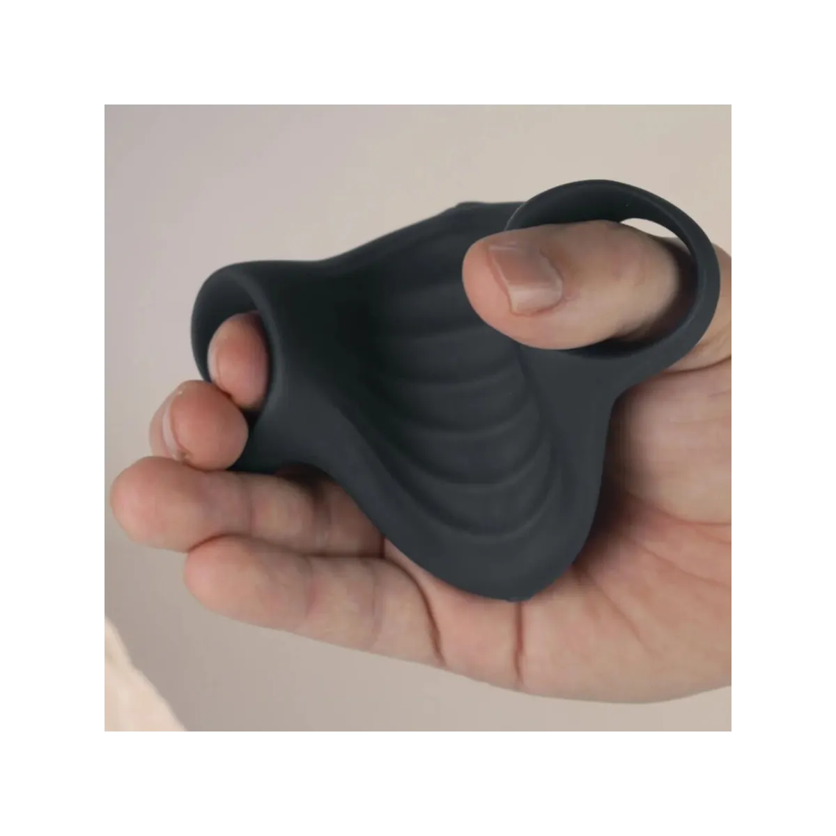 Palm Schwarzer Flexibler Vibrator-Masturbator von Rocks-Off | Fesselliebe.de